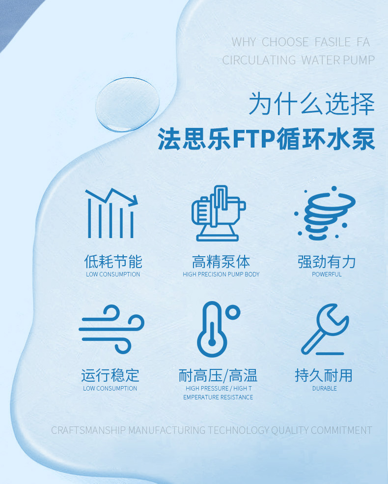 法思乐FTP系列塑料循环水泵(图2)